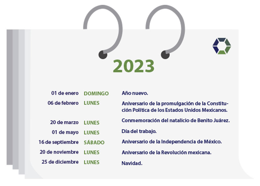 DÍas InhÁbiles 2023 En México Industria De La Construcción 3814